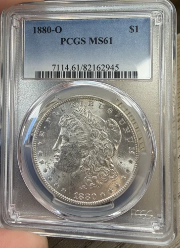 1880-O Morgan Silver Dollar $1 PCGS MS61 ~ Free Shipping