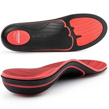 PCSsole Work Comfort Orthotic Insoles 220 lbs Heavy Duty High Arch Support ...