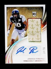 2020 Panini Immaculate Collection Collegiate JARED PINKNEY #121 RC  /25