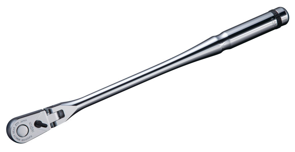 Nepros 1/2 Zoll Ratschengriff Lang (90 Zähne) | Präzises Werkzeug Mit 4° Schaltwinkel, 375 Mm