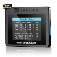 USB Cable Tester with 2.4" Color Screen Emarker Reading, PD 3.0/3.1 Detection
