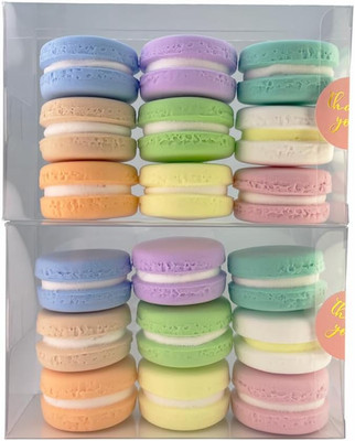 18 Pcs Fake Macarons Cake, Realistic Artificial Fake Macaronst Model Photography