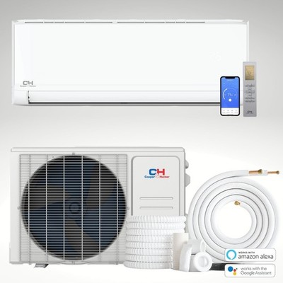 12000 BTU Single Zone Wall Mount 230V R410A Ductless Mini Split AC Heat Pump 