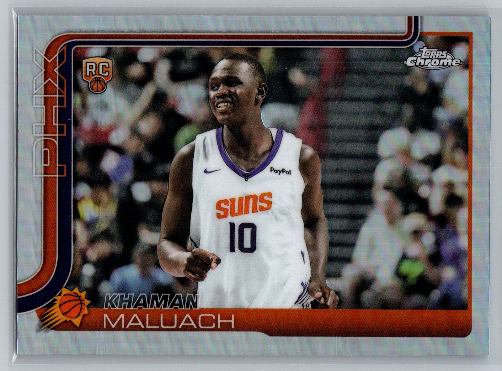 2025 Topps Chrome Khaman Maluach #260 ROOKIE RC Refractor
