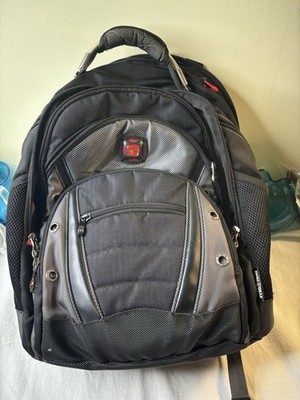 Swiss Gear Backpack Black Shock Absorbing Technology  Omni Protection Black Grey