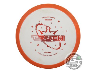 USED Dynamic Discs Prime Orbit Truth 179g Orange-White Midrange Golf Disc