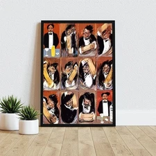 Guy Buffet The Making Of Perfect Martini Print, Vintage Food & Drink Poster