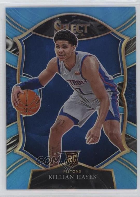 2020-21 Panini Select Concourse Light Blue Prizm 162/299 Killian Hayes #67 5ub