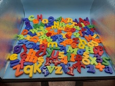 Magnetic Letters Numbers Lot Colorful Alphabet Fridge Magnets Mixed Learning Toy