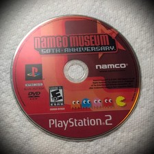 Namco Museum 50th Anniversary (Sony PlayStation 2, 2005) Disc Only