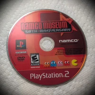 Namco Museum 50th Anniversary (Sony PlayStation 2, 2005) Disc Only
