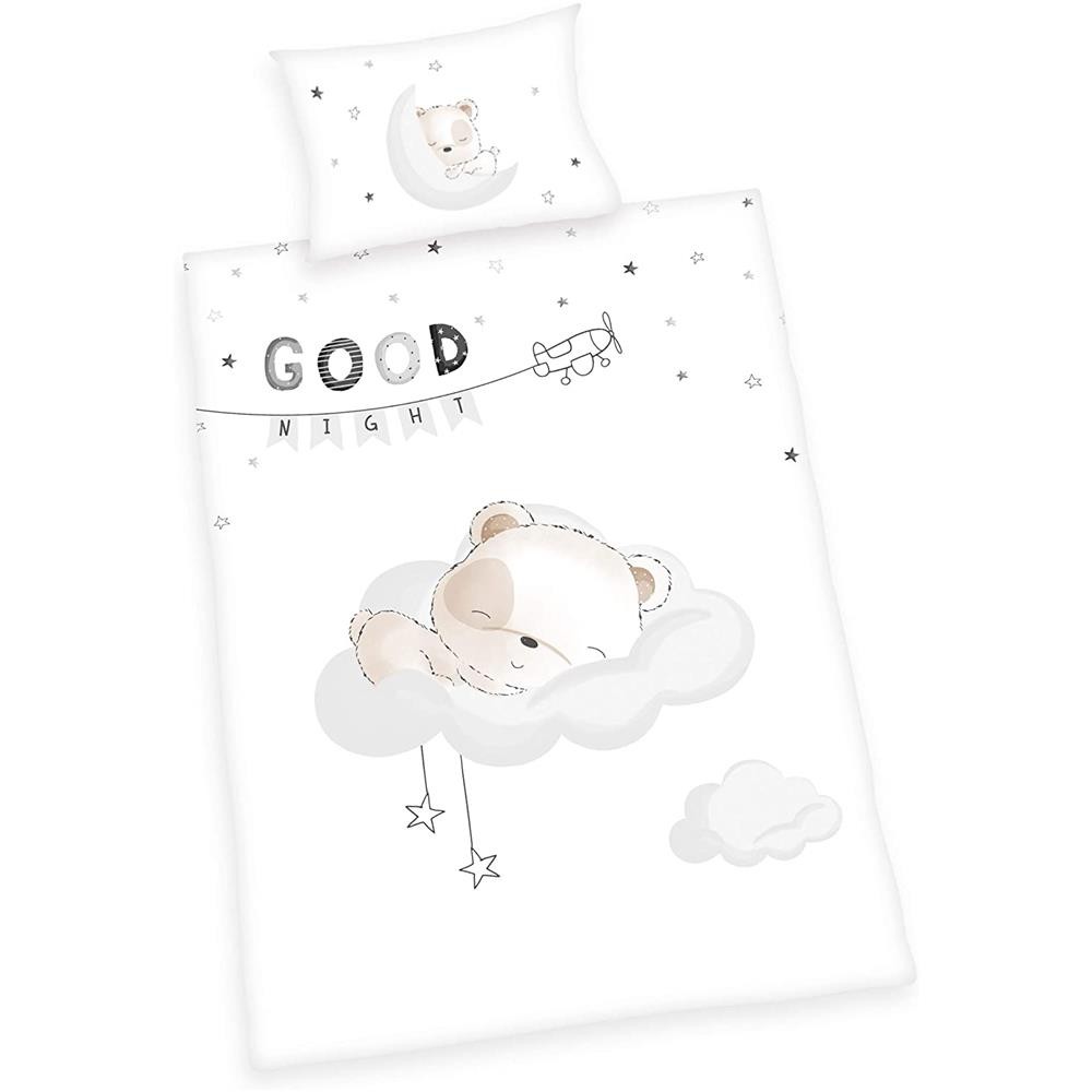 Спящий медвежонок-пастушок Babybettwsche 40x60100x135 см grau Baumwolle 5890₽