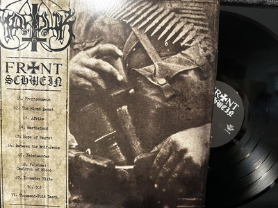 Marduk - Frontschwein LP 2024 Osmose   OPLP418 [Black Ice Vinyl w/ Book] NEW *FR