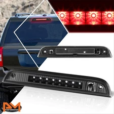 For 07-17 Jeep Patriot Full LED Third 3RD Tail Brake Light Rear Stop Lamp Black