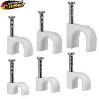 Kabelschellen Nagelschellen 600 StüCk Kabelhalter FüR Wandmontage, 4-10 Mm