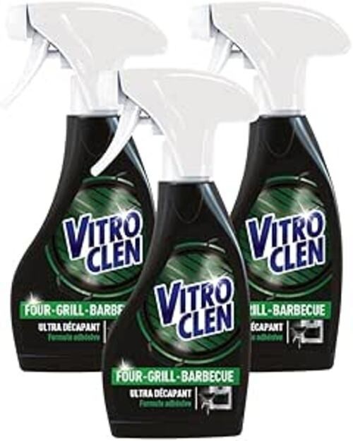Vitroclen Spray Nettoyant Décapant pour Protéger votre Barbecue et vos Grills