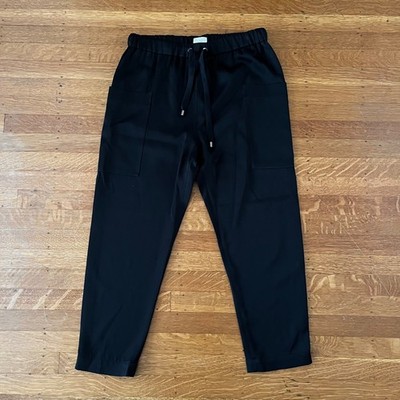 Brunello Cucinelli Black Drawstring Pants