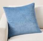Pottery Barn set of 2 Icon Velvet Pillow Covers Cornflower 22” New With Tags — photo 5