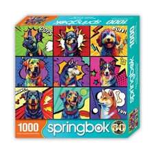 Pop Art Pups 1000 Piece Jigsaw Puzzle Springbok New