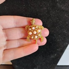 Sea turtle brooch