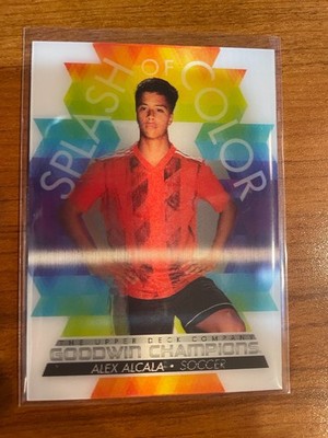 2022 Upper Deck Goodwin Champions Alex Alcala Splash Color 3-D Lenticular
