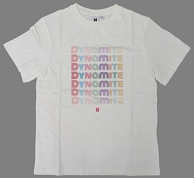 BTS Bangtan Boys T-Shirt White Free Size Dynamite