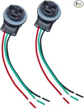 Wire Harness Pigtail Light Socket Compatible with LED and Standard Bulbs Turn Si