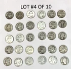 Lot#4 of 10 - (30) qty misc. 90% Silver Quarters.  Fair to Excellent condition.