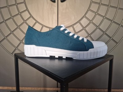 Calvin Klein Jeans Beato Men's Sneakers Size 40 New Original Box Green White S1748 Nylon DS