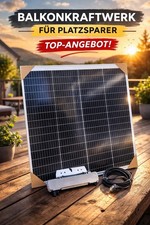 Mini- Balkonkraftwerk 150 Watt PV Solar Neu!