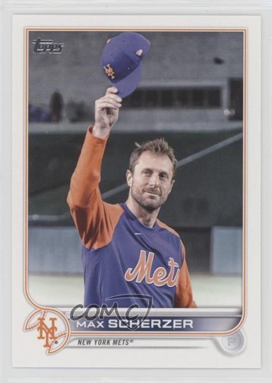 2022 Topps Update Image Variation SP (Tipping His Cap) Max Scherzer #US1 16kt