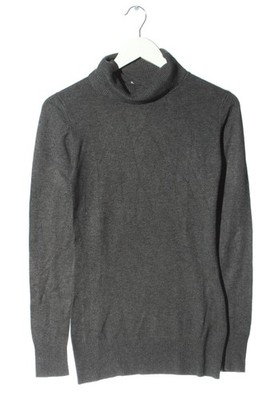 BLUE DOG Rollkragenpullover Damen Pullover Gr. DE 40 hellgrau Casual-Look