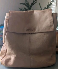 AMERICAN LEATHER CO Liberty Backpack: Cafe Latte Smooth Soft Leather Bag