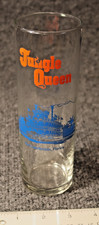 Tall Drink Clear Glass Fort Lauderdale Florida Jungle Queen Souvenir 7&rdquo; Tall One