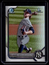 2022 Bowman Draft Baseball Chrome Refractor Trystan Vrieling RC New York Yankees