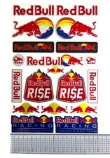 RedBull Racing Logo Sticker Sheet – Die-Cut Vinyl Decals #6
