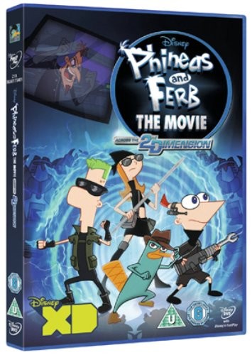 Phineas & Ferb: Across the Second Dimension - Sealed NEW DVD
