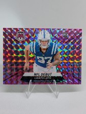 2024 Panini Mosaic - Laiatu Latu Pink Prizm #290 Colts NFL