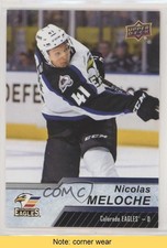 2018-19 Upper Deck AHL Nicolas Meloche #52 READ 7d2