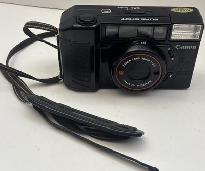 #ad Canon Sure Shot AF35M 38mm f 2.8 CAFS Auto Focus 35mm Film Camera UNTESTED $60.00