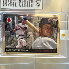 Topps Chrome Platinum Anniversary 2025 Carl Yastrzemski city Insert #55CV-15