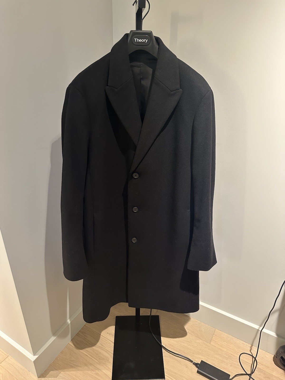 Theory Pea coat (XL) Black
