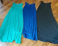 24seven Apparel Women's Scoop Neck Sleeveless Dresses Plus Size 3X Lot Of 3