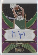 2024-25 Panini Select Rookie Jersey Purple Prizm /99 Anton Watson Auto 0zu6