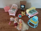 Vintage Barbie, Fisher Price, Nursery Stroller Mcdonalds 1980s Play Horse Lot
