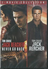 Jack Reacher 2-Movie Collection Series DVD Brand NEW Tom Cruise Never Go Back