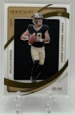Spencer Rattler 2024 Panini Immaculate Clearly Immaculate Jerseys Patch RC /99!