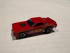 VINTAGE 1974 HOT WHEELS Redlines Ford Torino Stocker Red Die Cast Car #23