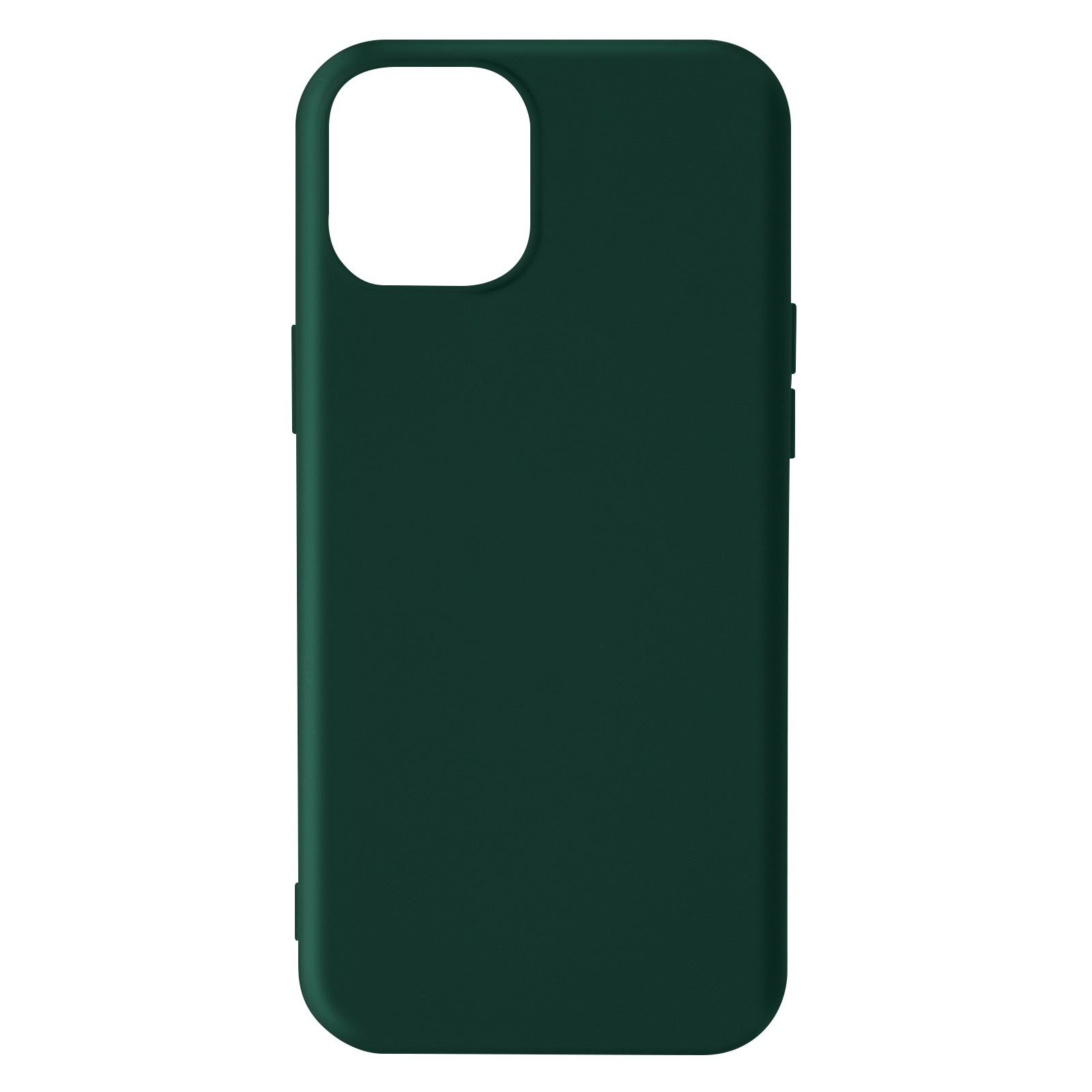 Coque iPhone 13 silicone semi-rigide soft-touch vert fluo