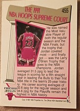 Michael Jordan Chicago Bulls Basketball Sports Trading Card